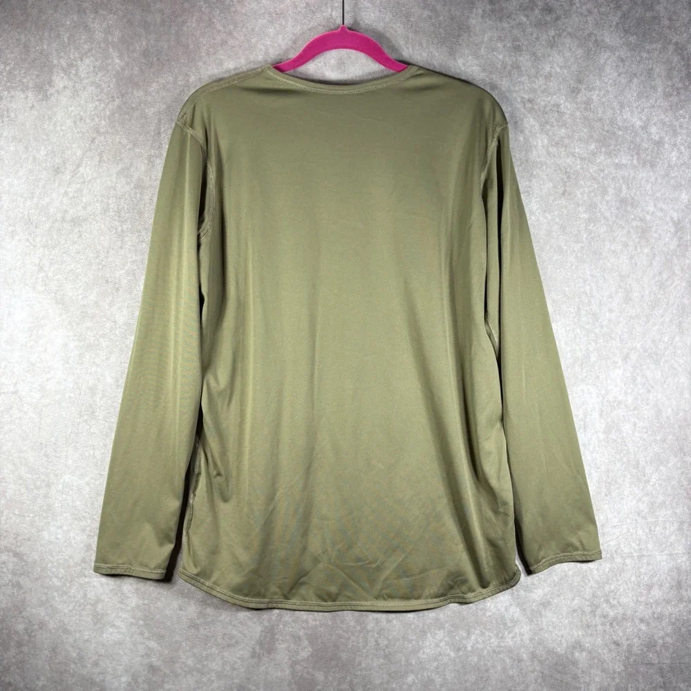 Milliken Undershirt Men Medium Green ECWCS Gen III Level 1 Base Layer Thumbholes